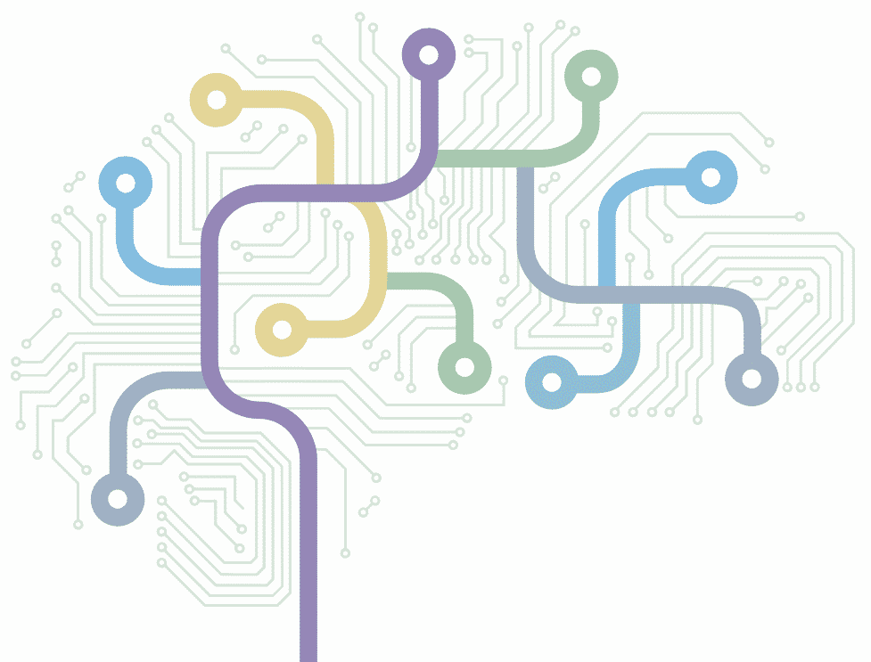 digit brain background